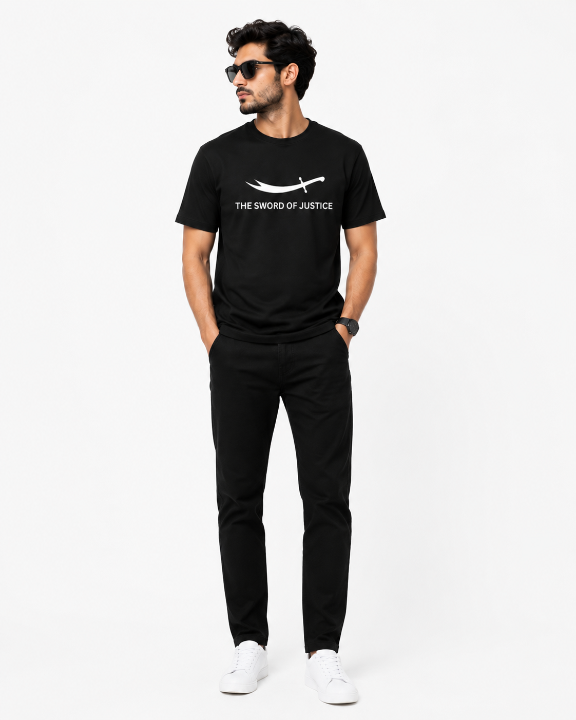 The Sword of Justice Black T-Shirt