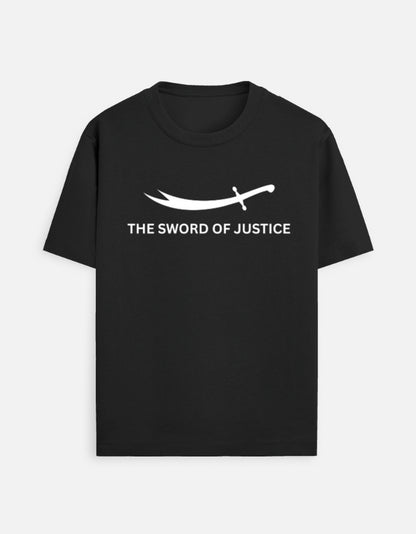 The Sword of Justice Black T-Shirt